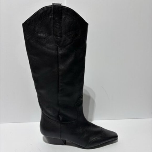 Steve Madden Shoes - Steve Madden Women’s Dollie Cowboy Boots Black, Size 8.5 M